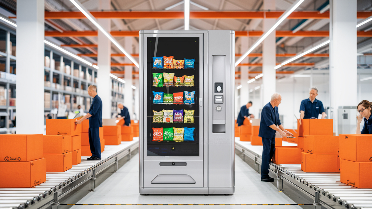 Snack Vending Machines That Ship Fully Assembled