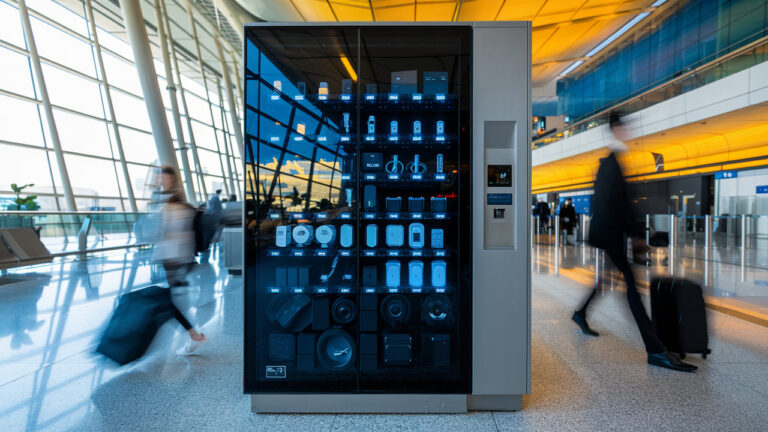 Best USB and Tech Vending Machines for Airports or Gyms